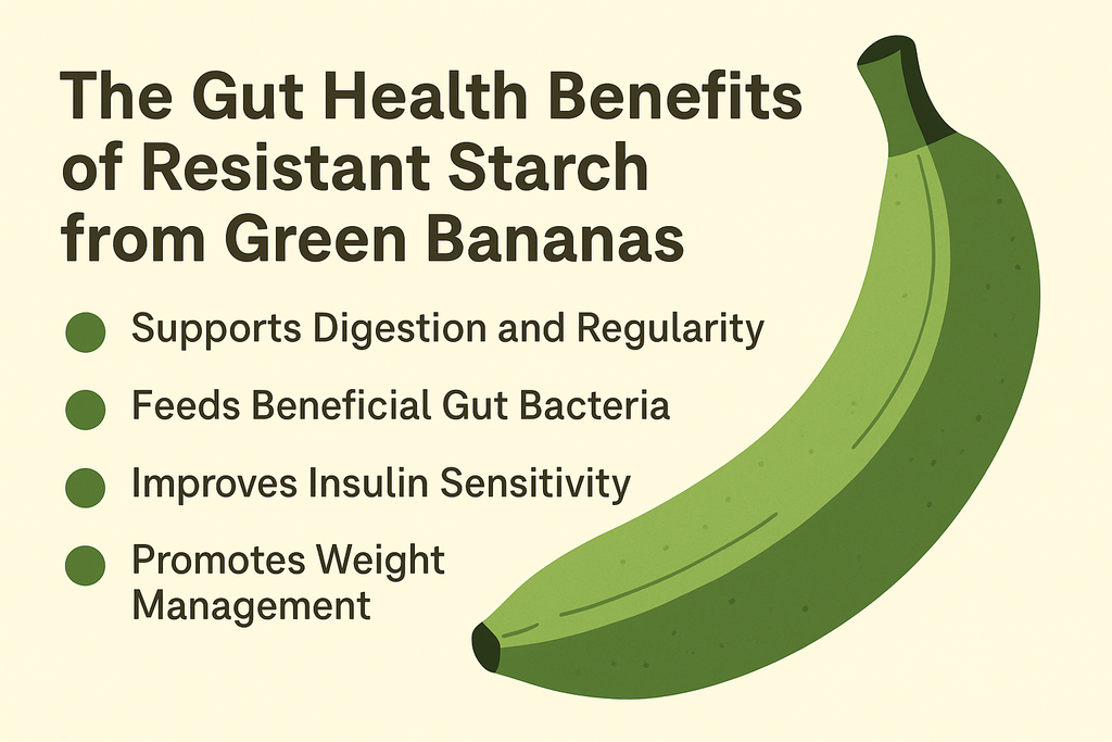 The Gut Health Benefits of Resistant Starch from Green Bananas