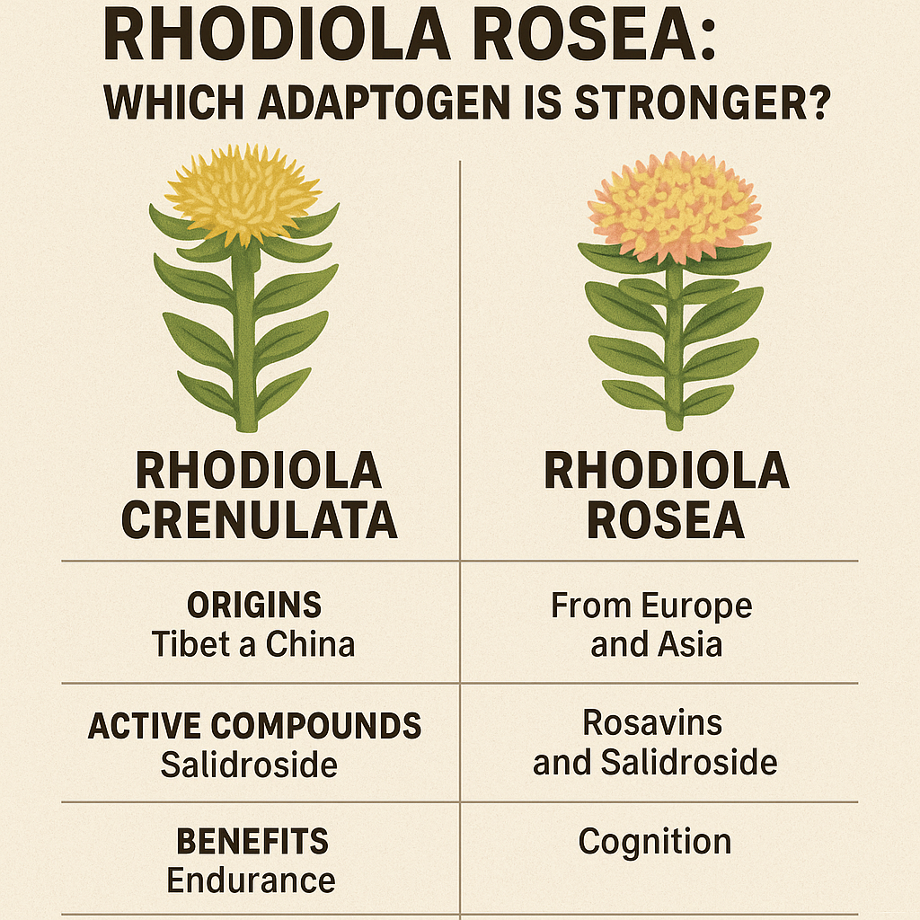 Rhodiola Crenulata vs. Rhodiola Rosea: Which Adaptogen is More Powerful?