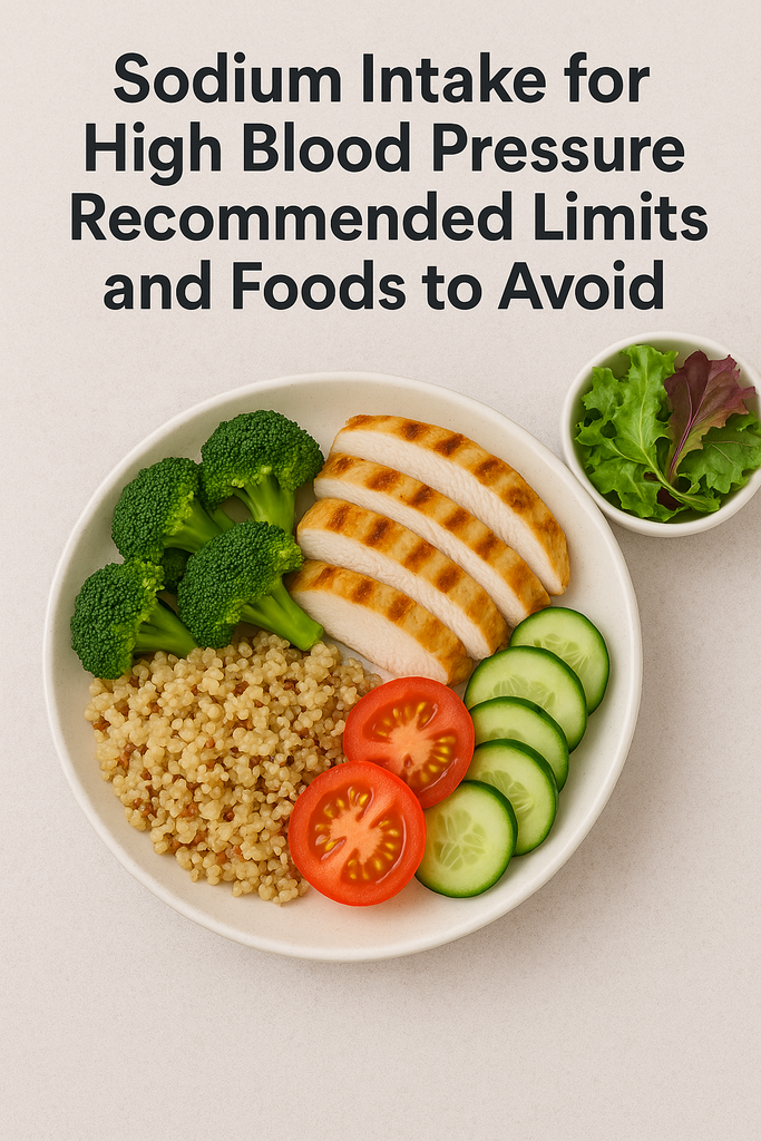 Sodium Intake for High Blood Pressure: Recommended Limits and Foods to Avoid