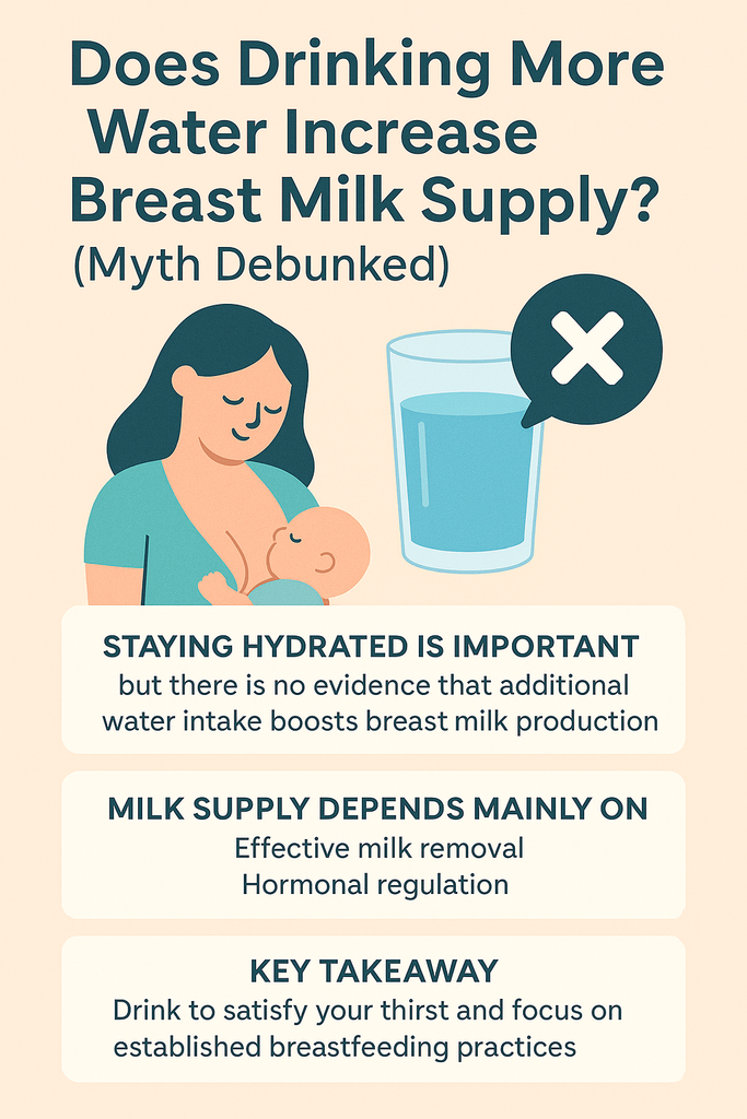 Does Drinking More Water Increase Breast Milk Supply? (Myth Debunked)
