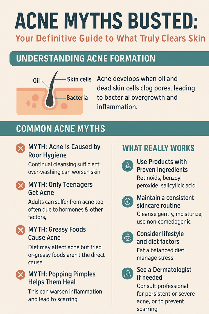 Acne Myths Busted: Your Definitive Guide to What Truly Clears Skin