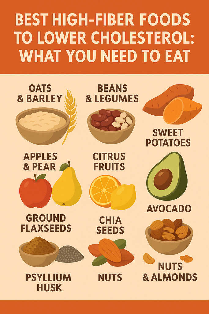 Best High-Fiber Foods to Lower Cholesterol: What You Need to Eat