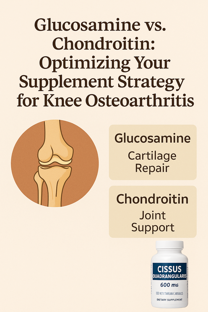 Glucosamine vs. Chondroitin: Best Supplement Strategy for Knee Osteoarthritis