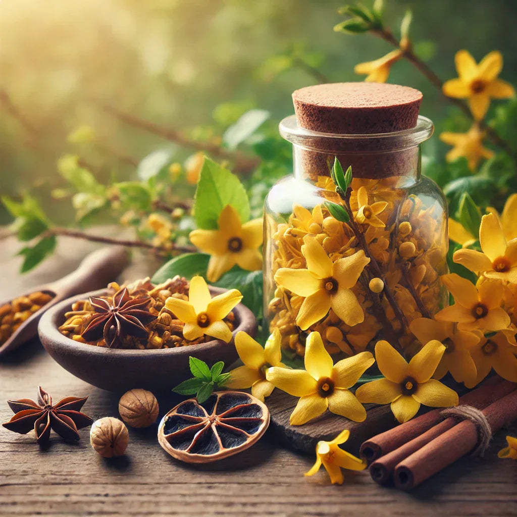 Scientific Studies on Forsythia Fruit and Its Antiviral Properties