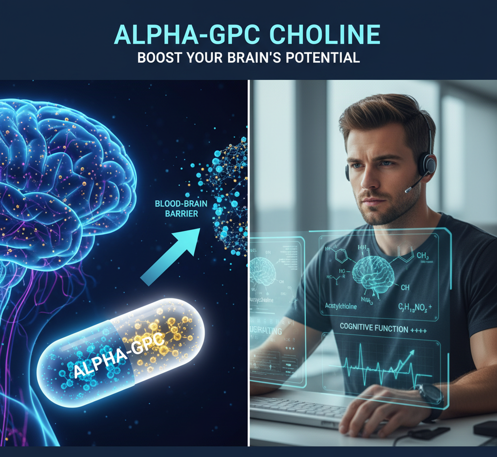 Alpha-GPC for Brain Fog: Boost Mental Clarity, Memory & Focus Naturally