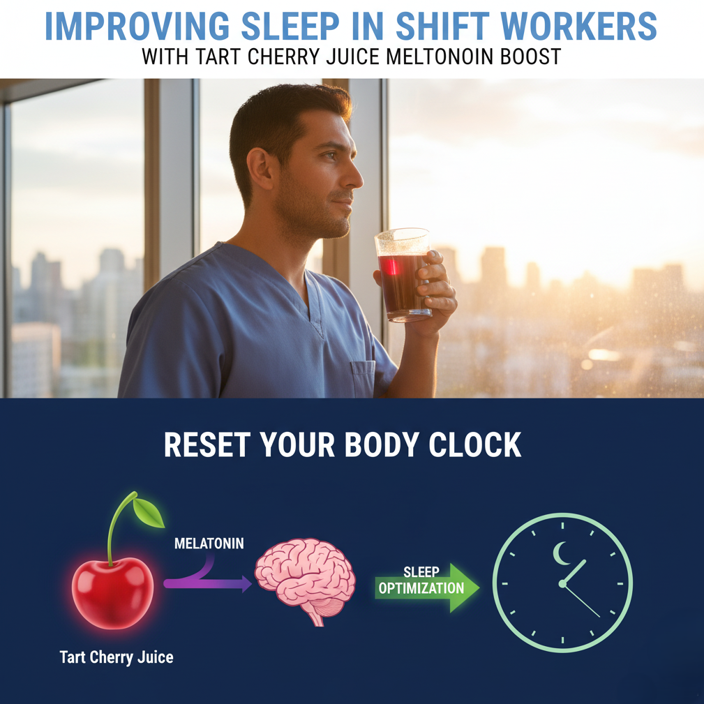The Science of Tart Cherry Juice: A Natural Melatonin Boost for Shift Workers