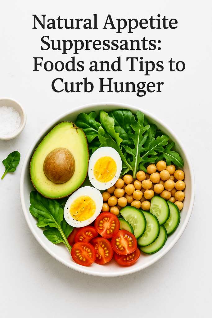 Natural Appetite Suppressants: Foods and Tips to Curb Hunger