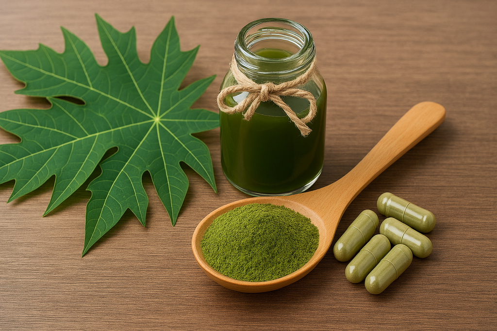 Papaya Leaf Extract for Platelet Support – Natural Immunity Booster