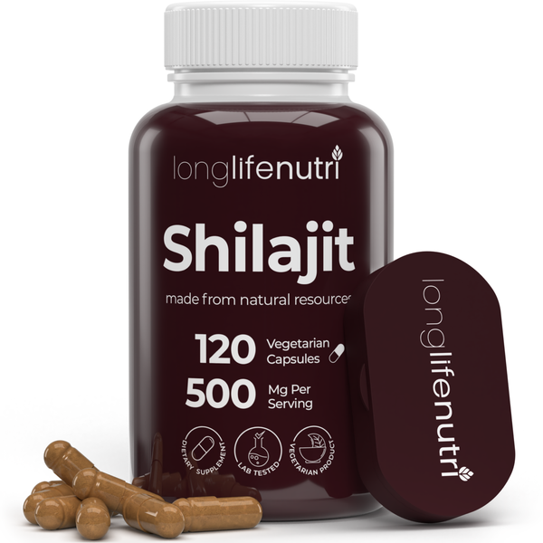 Shilajit 500mg - 120 Vegetarian Capsules