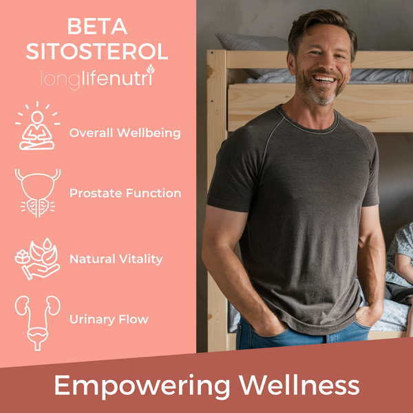 Beta Sitosterol 1000mg - 200 Vegetarian Capsules, Phytosterols Supplement