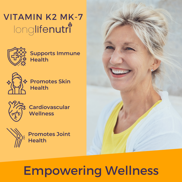 Vitamin K2 MK-7 100 Mcg - 120 Veggie Capsules