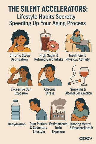 The Silent Accelerators: Lifestyle Habits Secretly Speeding Up Your Aging Process