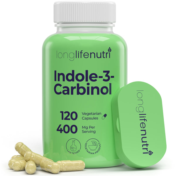 Indole 3 Carbinol 400mg - 120 Vegetarian Capsules