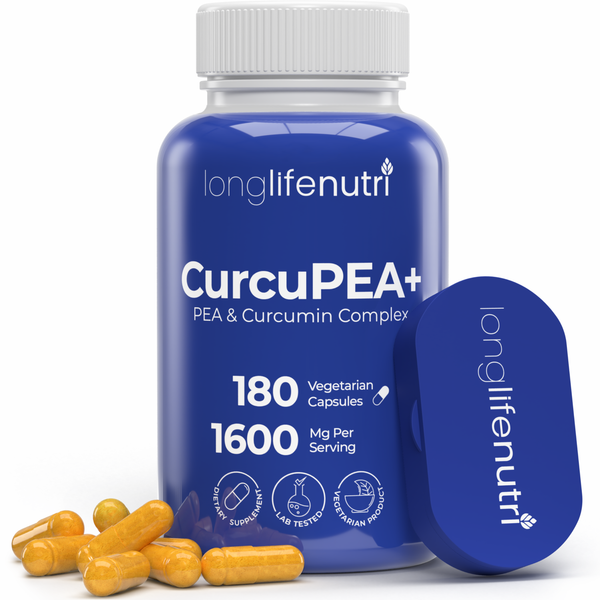 CurcuPEA+ (Palmitoylethanolamide + Turmeric Complex 600mg/1000mg)