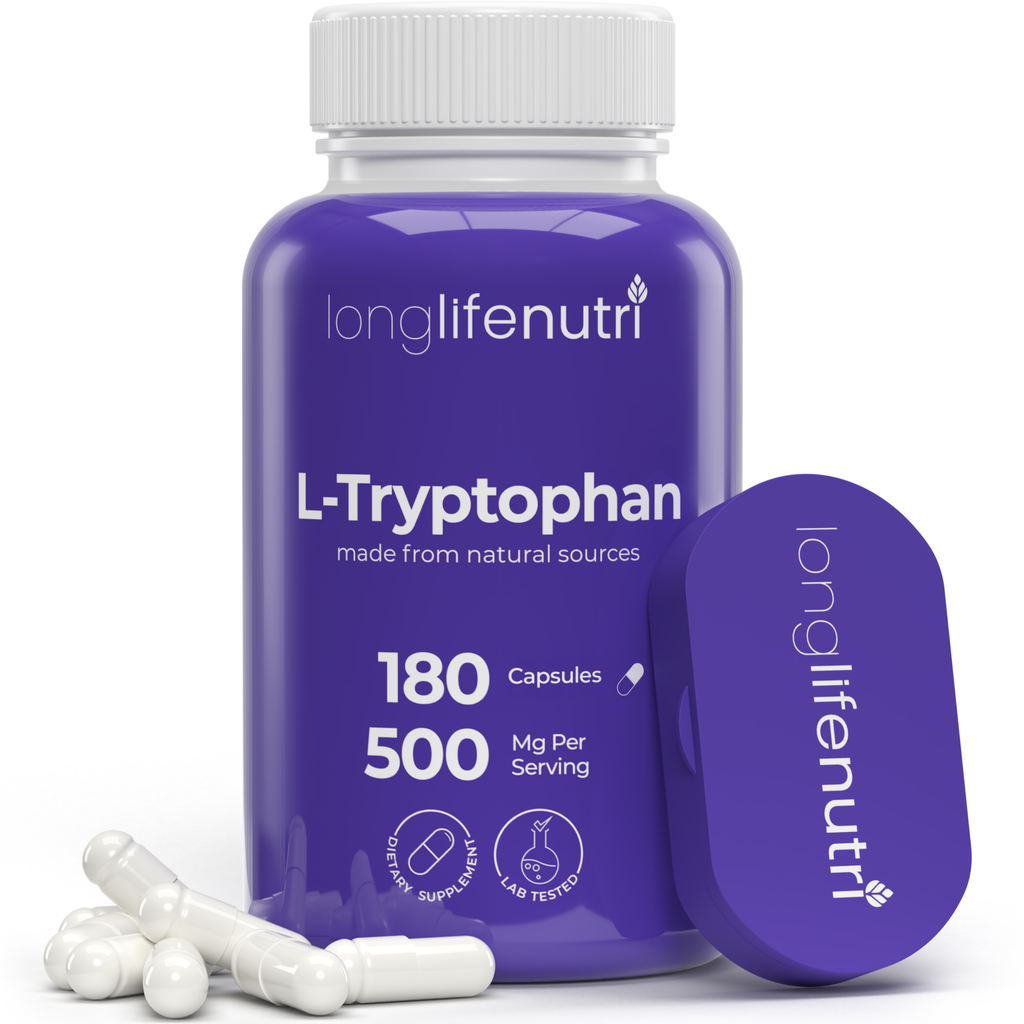 L-Tryptophan 500 mg - 180 Capsules