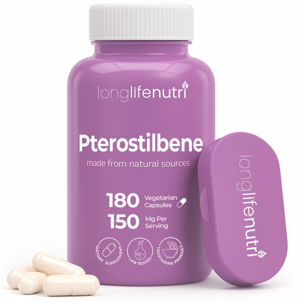 Pterostilbene 150mg - 180 Vegetarian Capsules