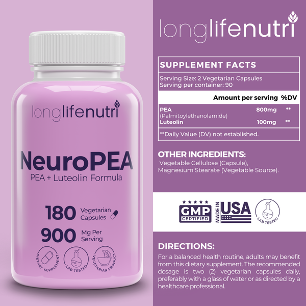 NeuroPEA (Palmitoylethanolamide + Luteolin 800mg/100mg)