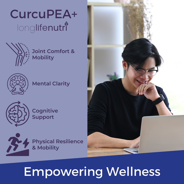 CurcuPEA+ (Palmitoylethanolamide + Turmeric Complex 600mg/1000mg)