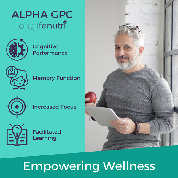 Alpha GPC Choline 300 mg - 180 Vegetarian Capsules