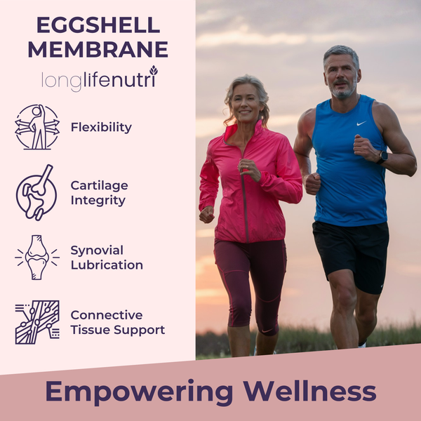 Eggshell Membrane 500mg - 240 Vegetarian Capsules, NEM Organic Supplement