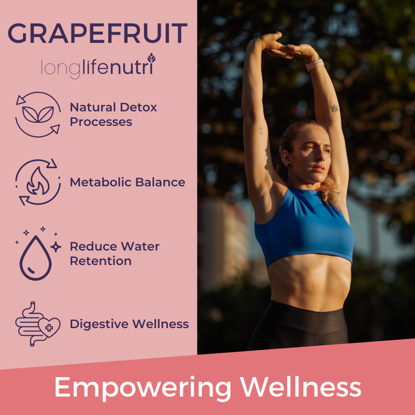 Grapefruit 500mg - 180 Vegetarian Capsules, Daily Energy & Balance