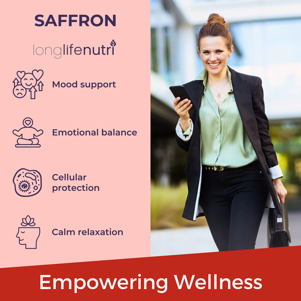 Saffron Extract 88.5mg - 4 Fl Oz Liquid Supplement, Botanical Wellness Made Easy For Busy Routines