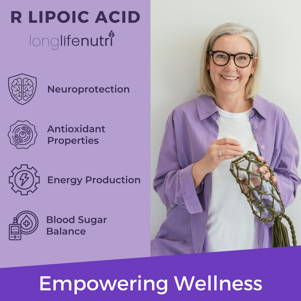 R-Alpha Lipoic Acid 300 mg - 120 Vegetarian Capsules