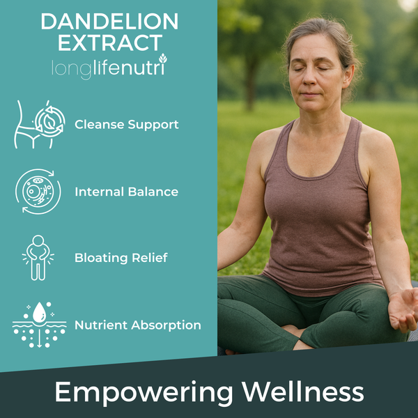 Dandelion Extract Drops - 4 FL OZ for Natural Digestion & General Wellness
