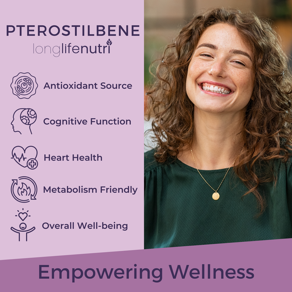 Pterostilbene 150mg - 180 Vegetarian Capsules