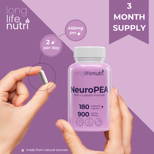 NeuroPEA (Palmitoylethanolamide + Luteolin 800mg/100mg)