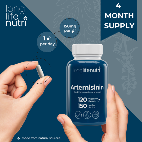 Artemisinin 150 mg - 120 Vegetarian Capsules