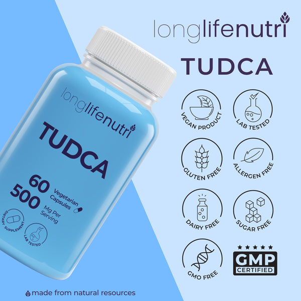 TUDCA 500mg - 60 Vegetarian Capsules