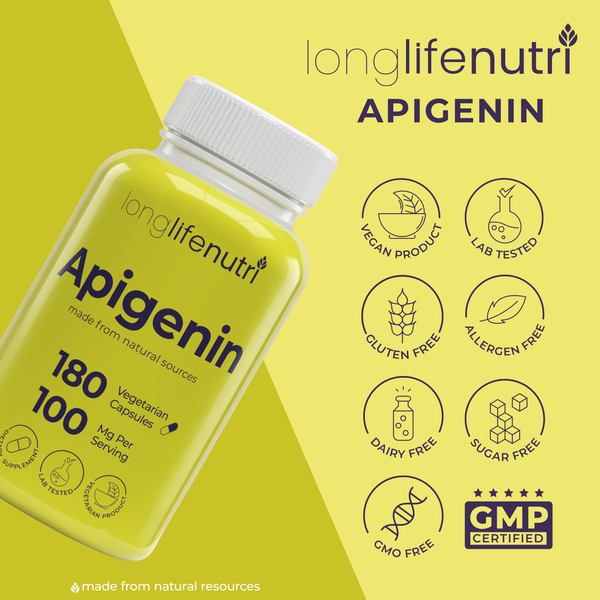 Apigenin 100mg - 180 Vegetarian Capsules