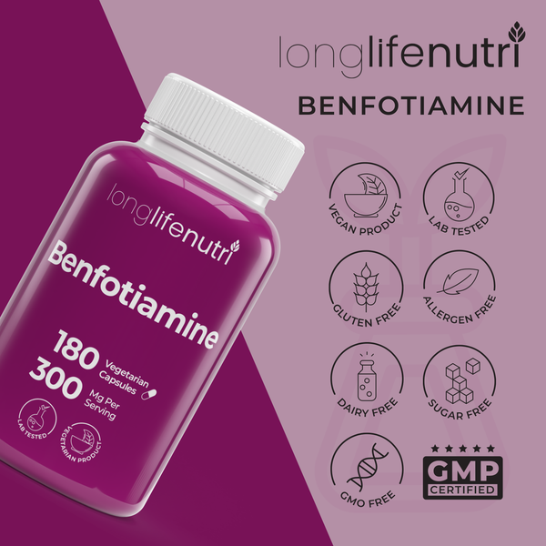 Benfotiamine 300 mg - 180 Vegetarian Capsules