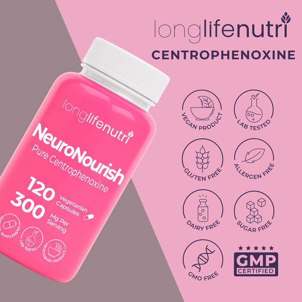 Centrophenoxine 300 mg - 120 Vegetarian Capsules