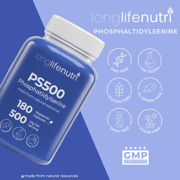 Phosphatidylserine 500 mg - 180 Vegetarian Capsules