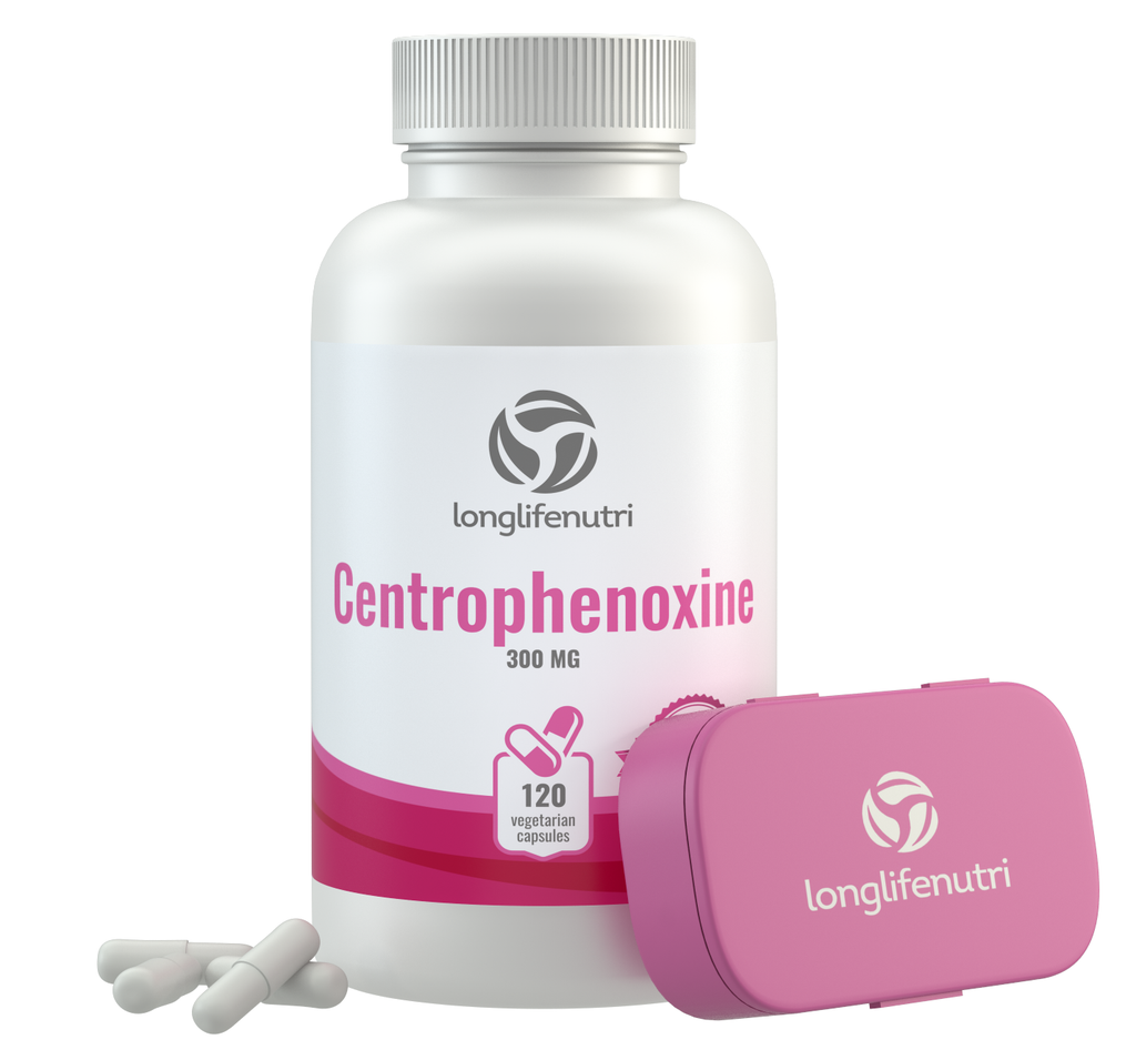 Centrophenoxine 300 mg - 120 Vegetarian Capsules LongLifeNutri
