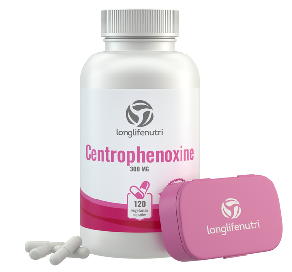 Centrophenoxine 300 mg - 120 Vegetarian Capsules - LongLifeNutri