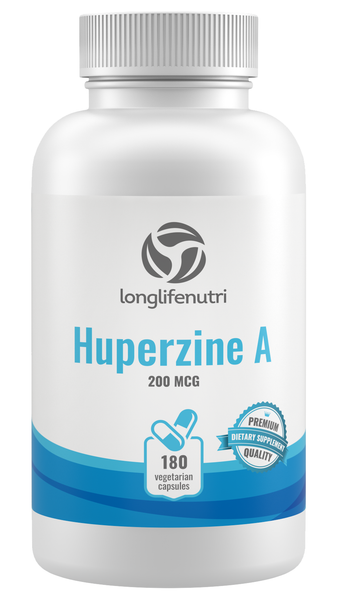 Huperzine A 200mcg - 180 Vegetarian Capsules LongLifeNutri