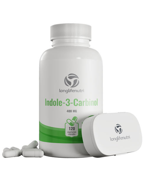 Indole 3 Carbinol 400mg - 120 Vegetarian Capsules LongLifeNutri