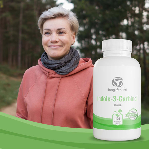 Indole 3 Carbinol 400mg - 120 Vegetarian Capsules
