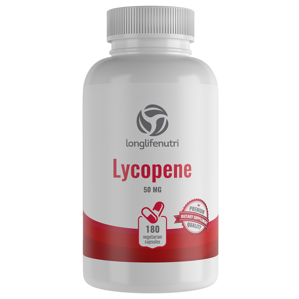 Lycopene 50 mg - 180 Vegetarian Capsules LongLifeNutri