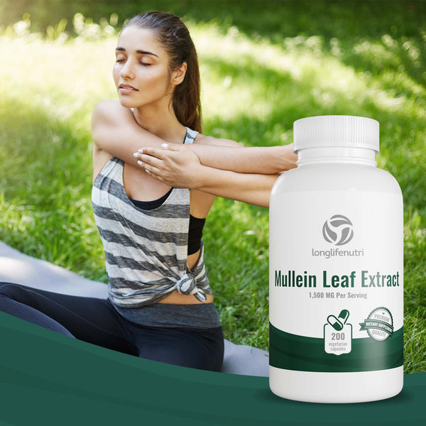 Mullein Leaf 1,500mg - 200 Vegetarian Capsules